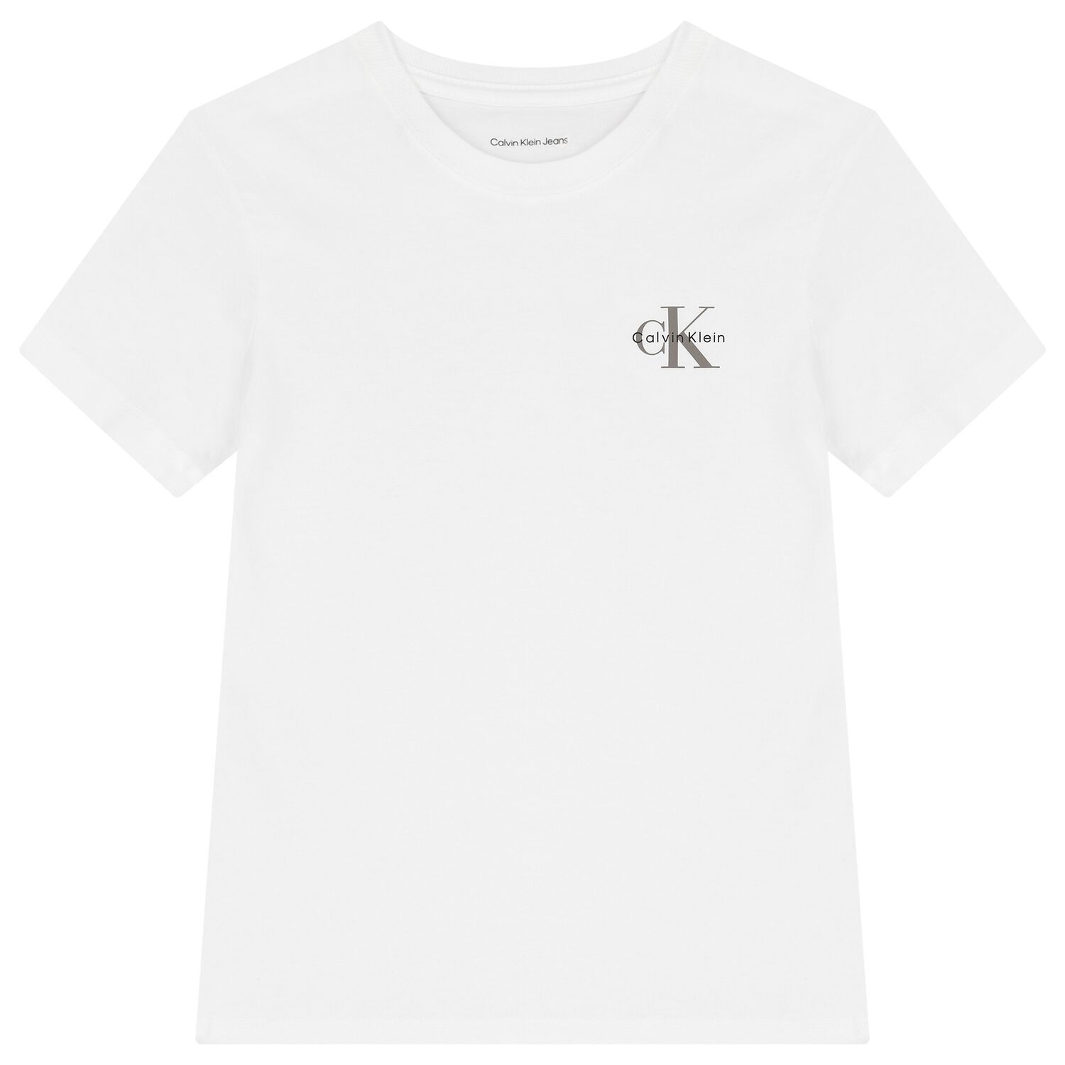 Boys White Logo T-Shirt, 2, hi-res image number null