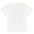 Boys Ivory Cat T-Shirt, 1, hi-res