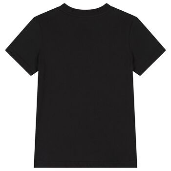 Boys Black & Yellow Logo T-Shirt