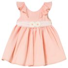 Younger Girls Pink Tulle Dress, 2, hi-res