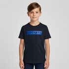 Boys Navy Blue Logo T-Shirt, 1, hi-res