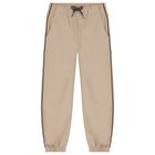 Boys Beige & Grey Tracksuit Set ( 3 Piece ), 1, hi-res