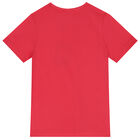 Boys Red Logo T-Shirt, 3, hi-res