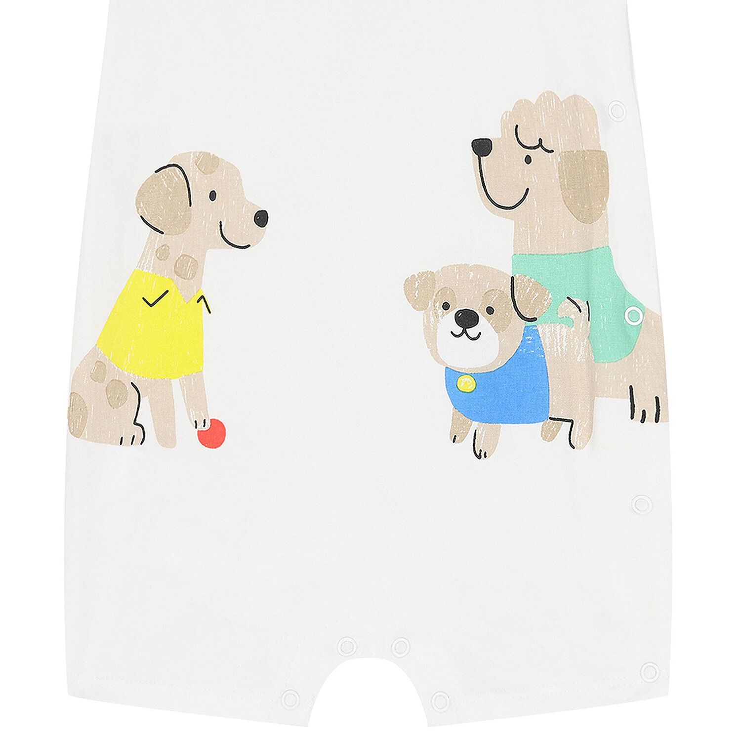 Baby Boys White & Green Rompers ( 3-Pack ), 1, hi-res image number null