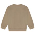 Boys Beige Logo Tracksuit , 1, hi-res