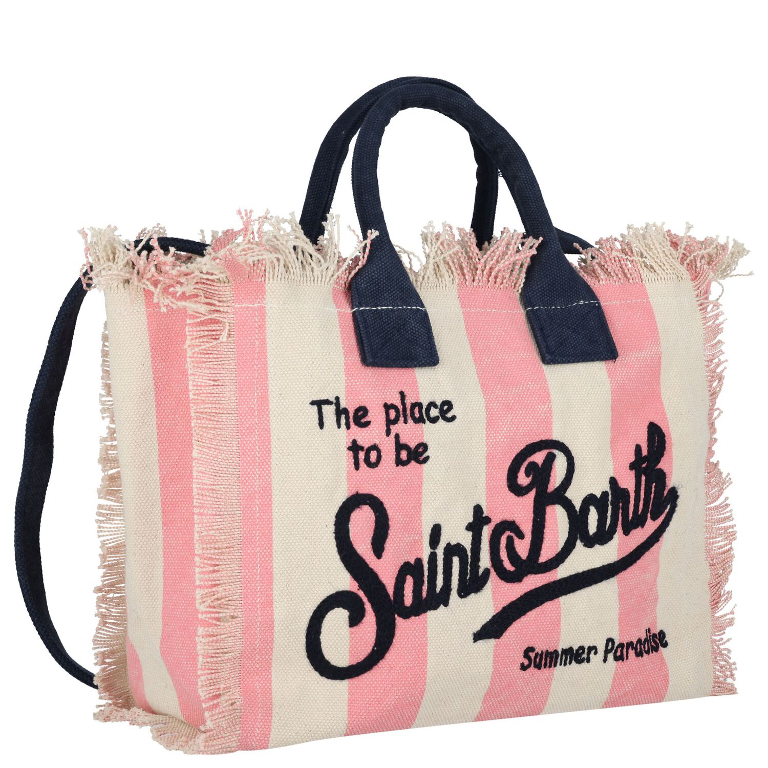 Girls Pink & Beige Colette Logo Tote Bag ( 30cm ), 1, hi-res