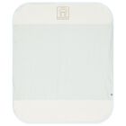 Baby Boys Blue & Gold Logo Blanket, 1, hi-res