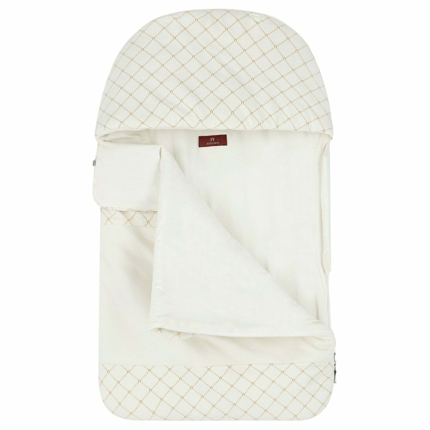 Ivory & Gold Logo Baby Nest, 1, hi-res image number null