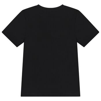 Boys Black Logo T-Shirt