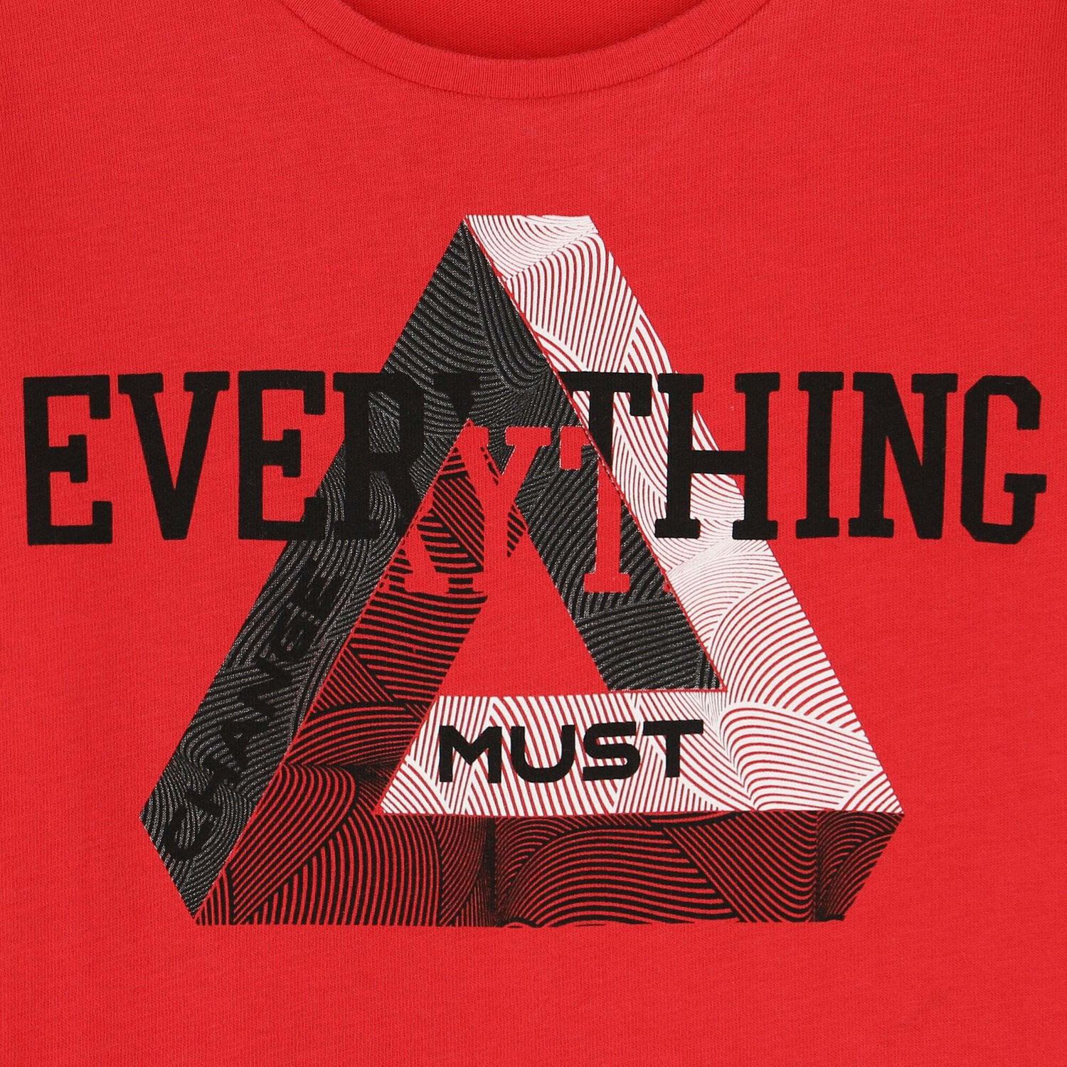 Boys Red Logo Long Sleeve Top, 1, hi-res image number null