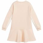 Girls Pink Logo Dress, 1, hi-res