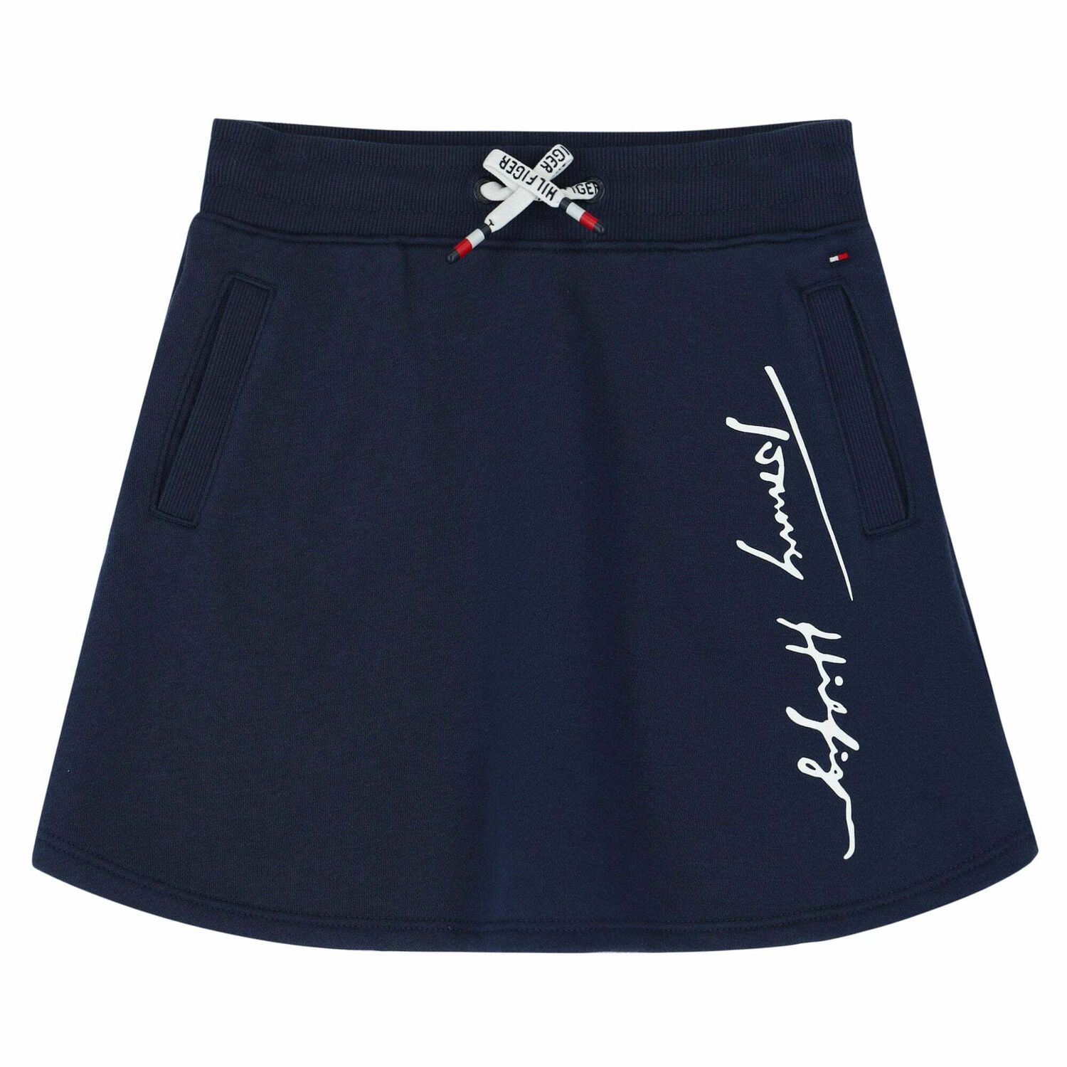 Girls Navy Logo Skirt, 2, hi-res image number null