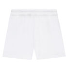 Boys White Logo Shorts, 1, hi-res