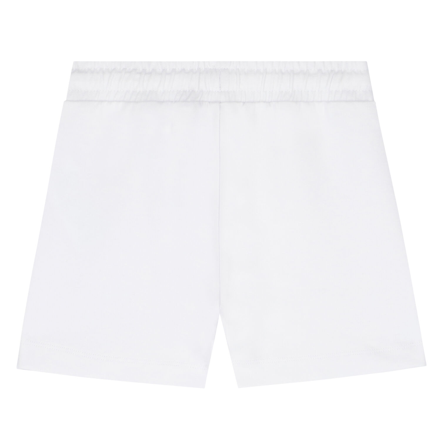 Boys White Logo Shorts, 1, hi-res
