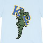 Boys Blue Crocodile Logo T-Shirt, 1, hi-res