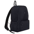Navy Blue Logo Backpack, 2, hi-res