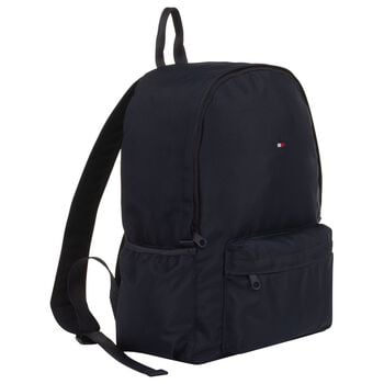 Navy Blue Logo Backpack