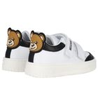 Black & White Teddy Bear Trainers, 1, hi-res