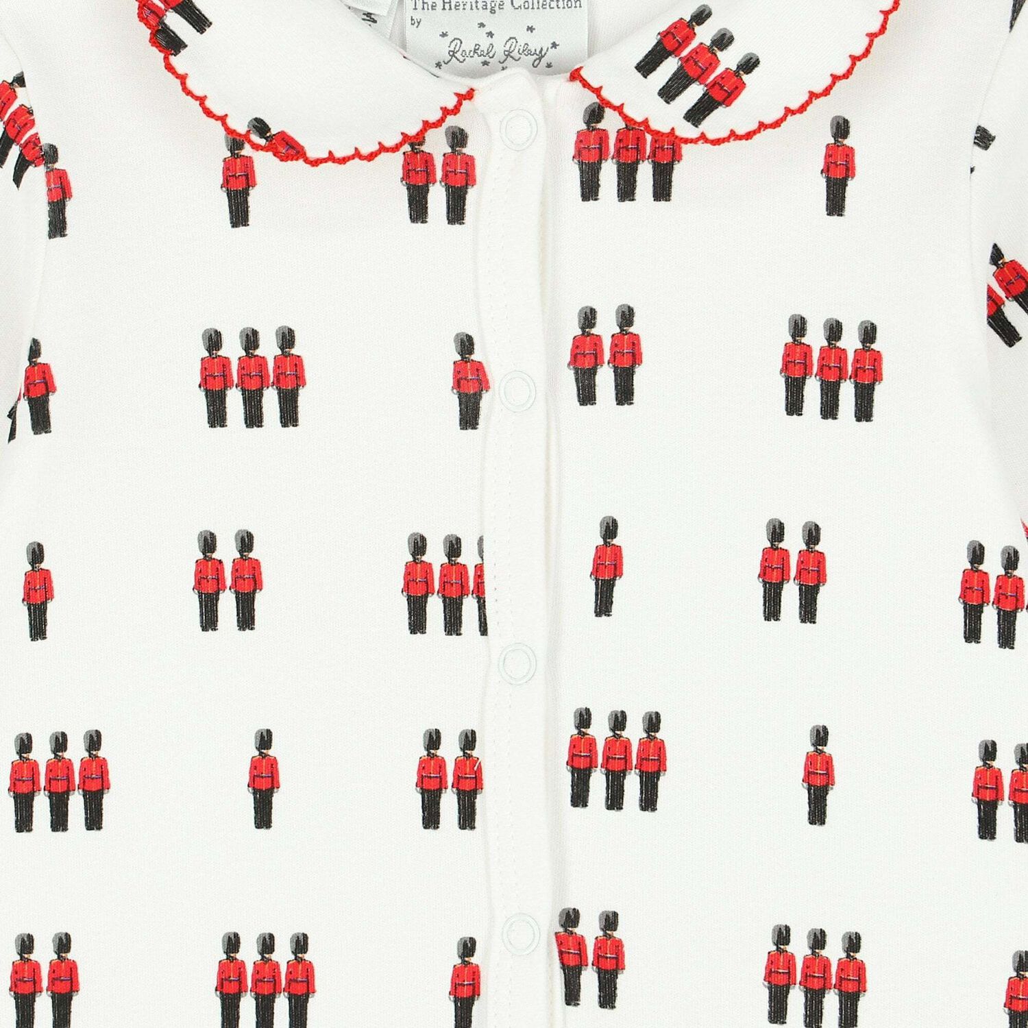 Baby White Printed Babygrow, 1, hi-res