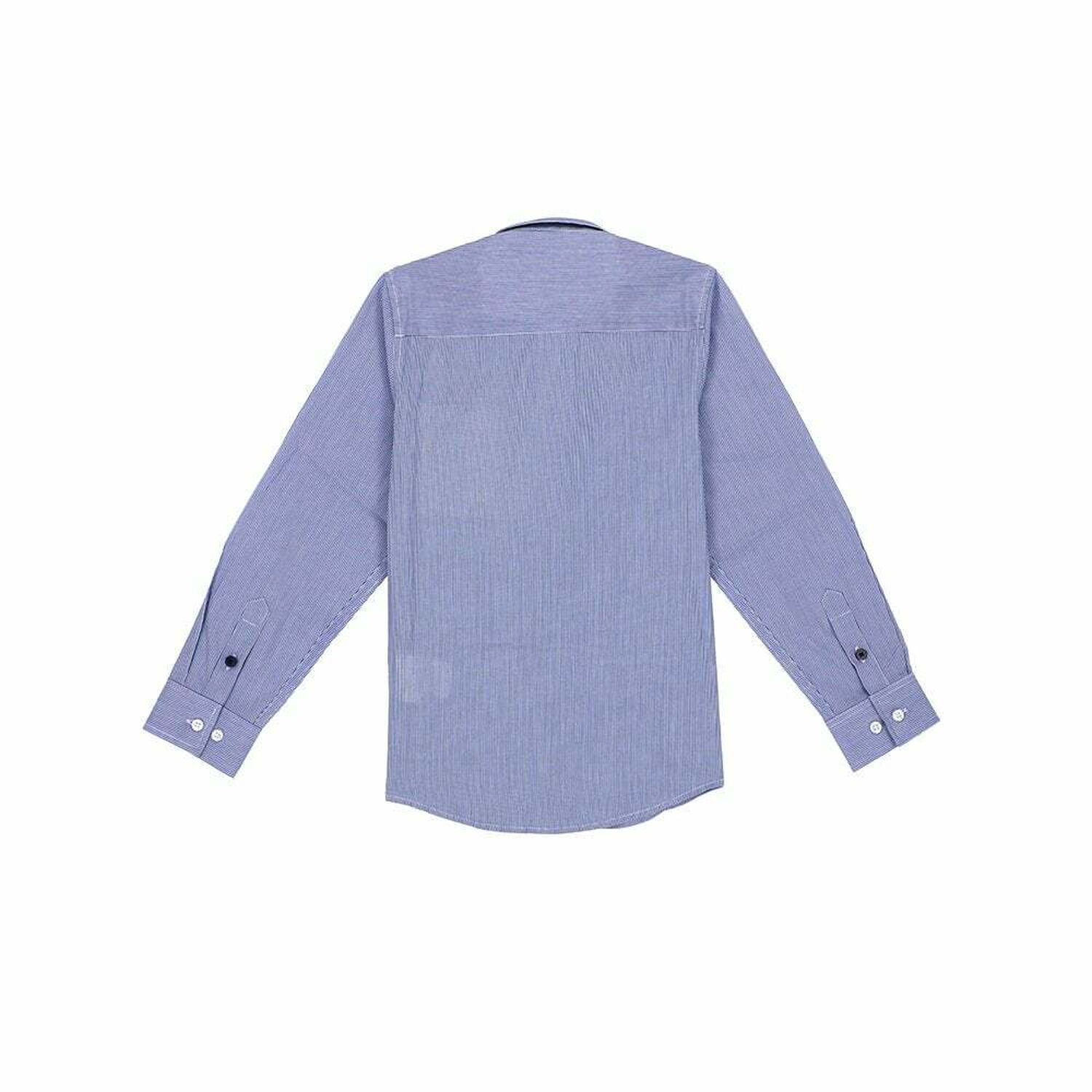 Boys Blue Stripe Shirt, 1, hi-res image number null