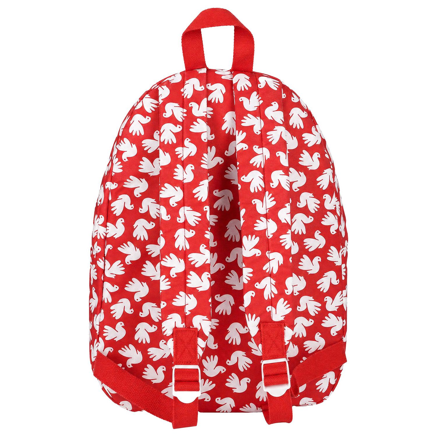 Girls Red & White Logo Dove Backpack ( 45cm ), 1, hi-res