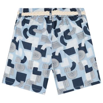 Boys Blue Abstract Shorts