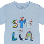 Younger Boys Blue Logo T-Shirt, 1, hi-res