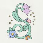 Girls Ivory Flower Shorts, 1, hi-res