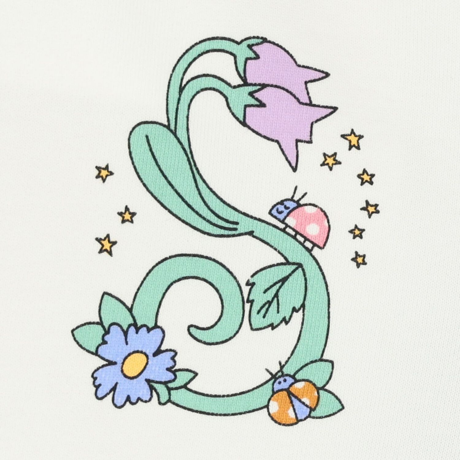 Girls Ivory Flower Shorts, 1, hi-res