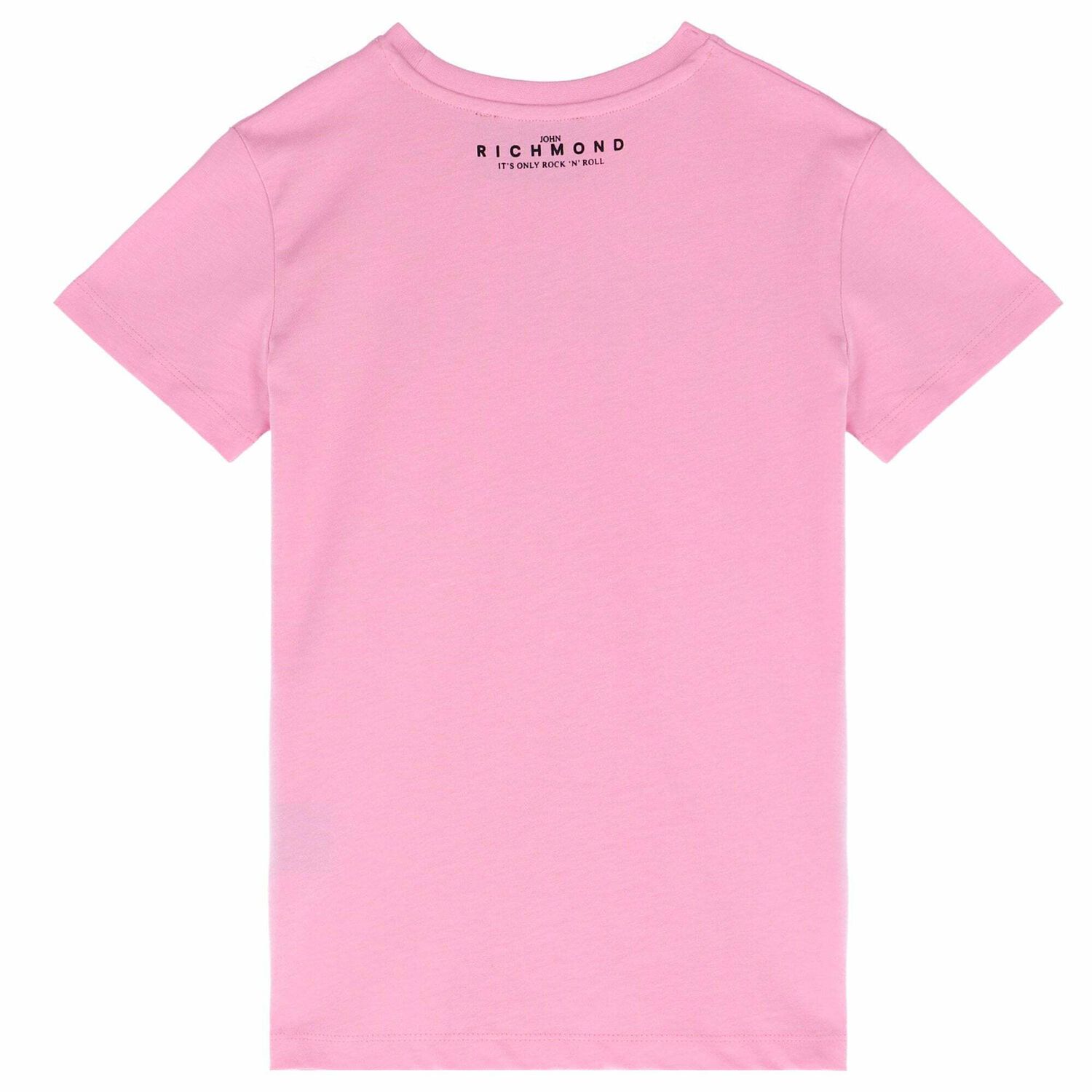 Girls Pink Embellished T-Shirt, 1, hi-res