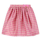 Girls Pink & Gold Skirt, 2, hi-res