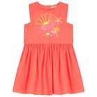 Girls Orange Dress, 1, hi-res