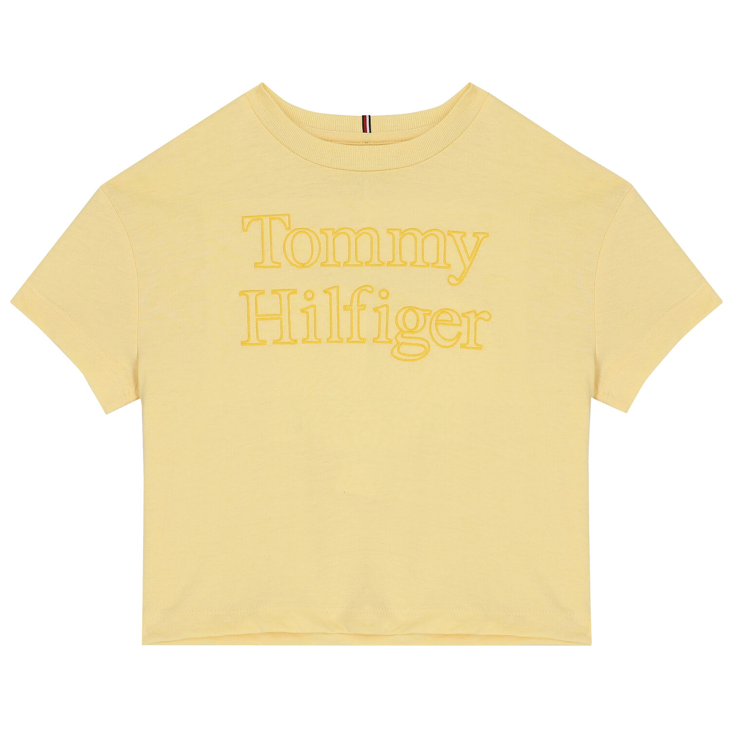 Girls Yellow Logo T-Shirt, 2, hi-res image number null