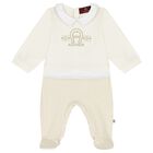 Ivory Logo Babygrow, 1, hi-res