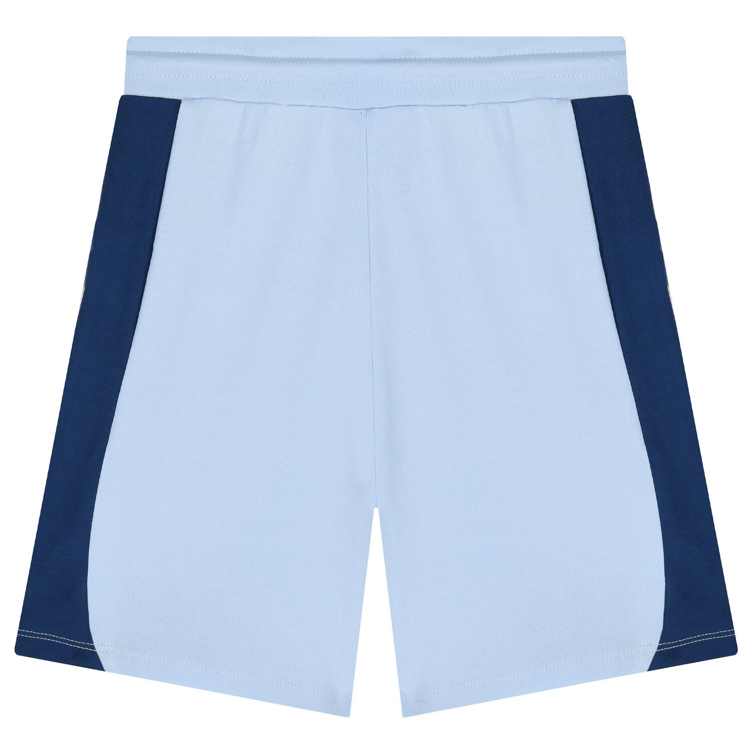 Boys Blue Logo Shorts Set, 1, hi-res