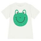 Boys Ivory Logo Frog T-Shirt, 1, hi-res