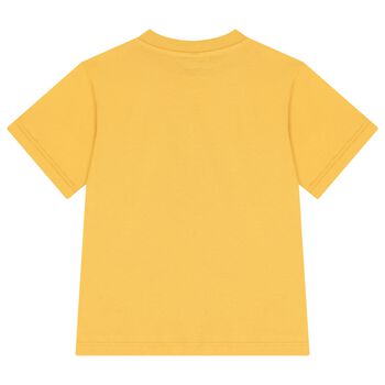 Boys Yellow Guitar Logo T-Shirt             