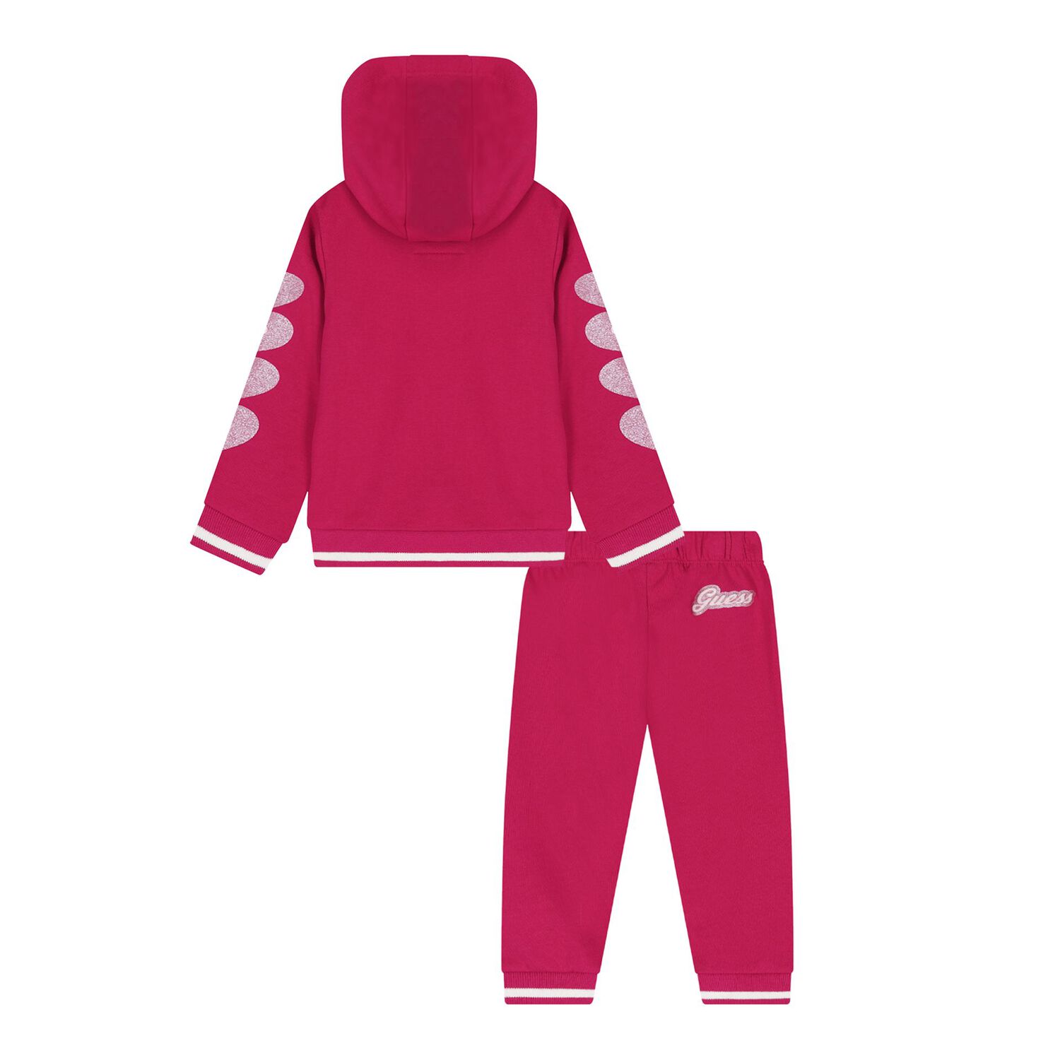 Baby Girls Pink Logo Tracksuit, 1, hi-res