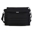 Mini Me Black Logo Changing Bag ( 39CM ), 1, hi-res