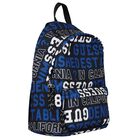 Boys Black Logo Backpack, 1, hi-res