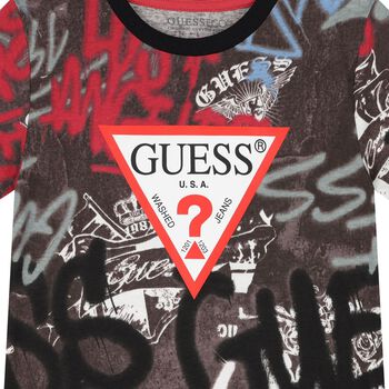 Boys Multi-Coloured Logo T-Shirt