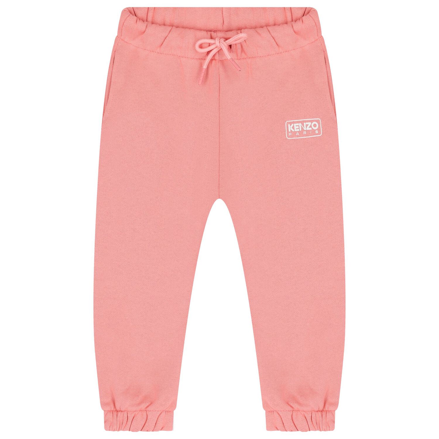 Younger Girls Pink Logo Tracksuit, 1, hi-res