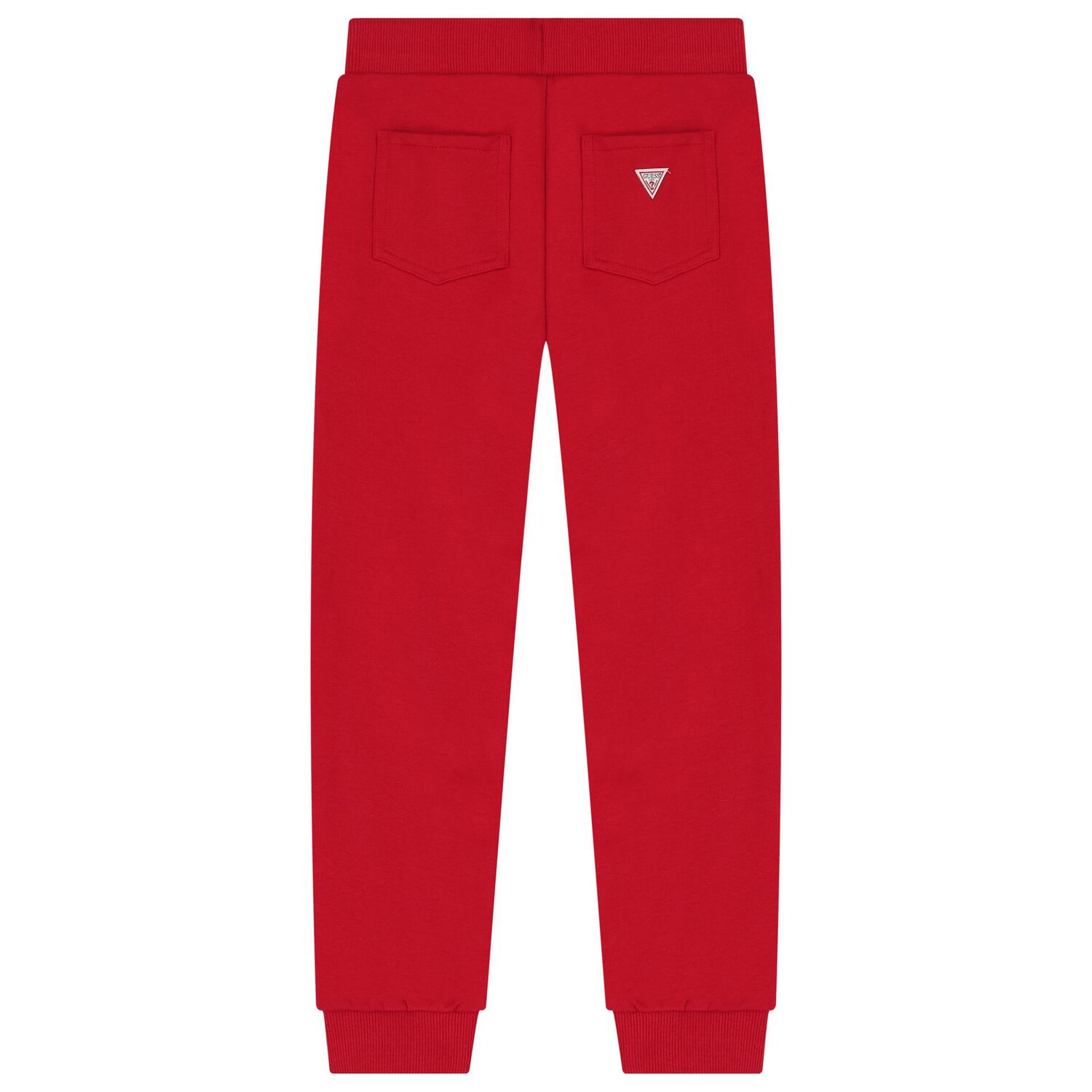 Boys Red Teddy Bear Joggers, 1, hi-res