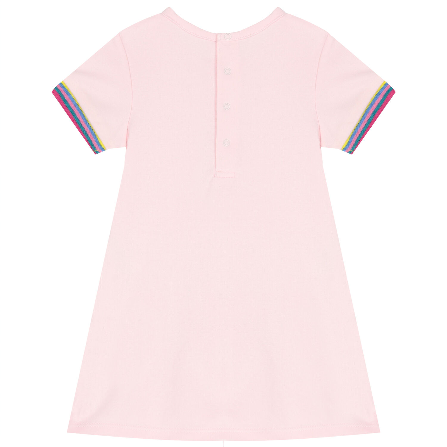 Younger Girls Pink Bag Dress, 2, hi-res