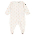 Baby Girls Ivory & Pink Teddy Bear Logo Babygrow Set, 1, hi-res