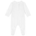 White & Silver Logo Babygrow Gift Set, 1, hi-res