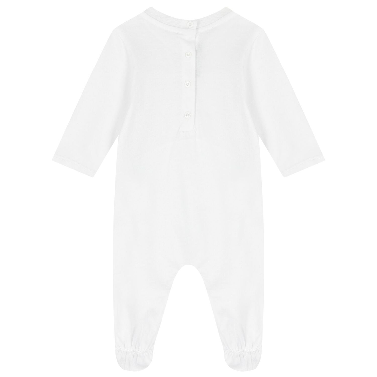 White & Silver Logo Babygrow Gift Set, 1, hi-res image number null