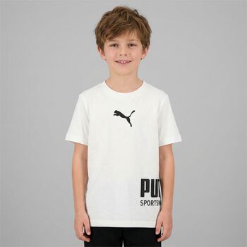 Boys White Logo T-Shirt