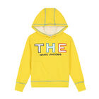 Boys Yellow Logo Hooded Top, 1, hi-res