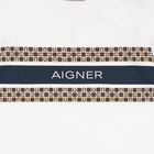 Boys White Logo T-Shirt, 1, hi-res